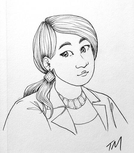 Fan art of Dr. Hirano / Stacy's mom from "Phineas and Ferb"