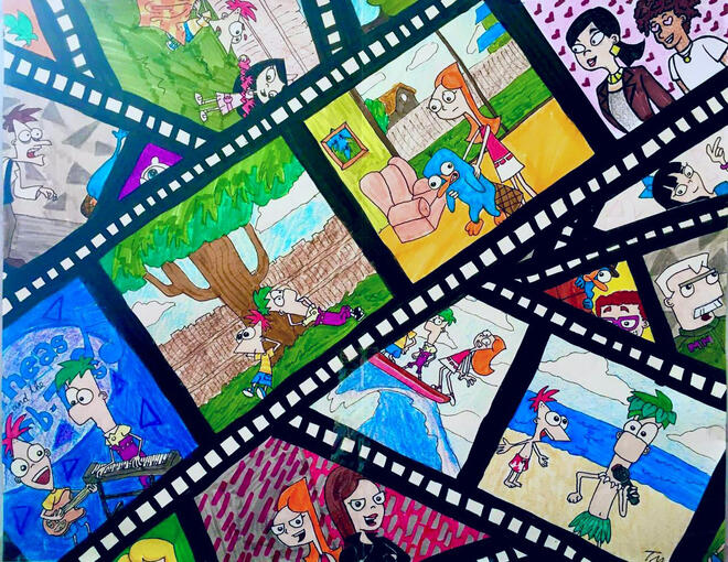 Fan art of Dr. Hirano / Stacy's mom from "Phineas and Ferb"