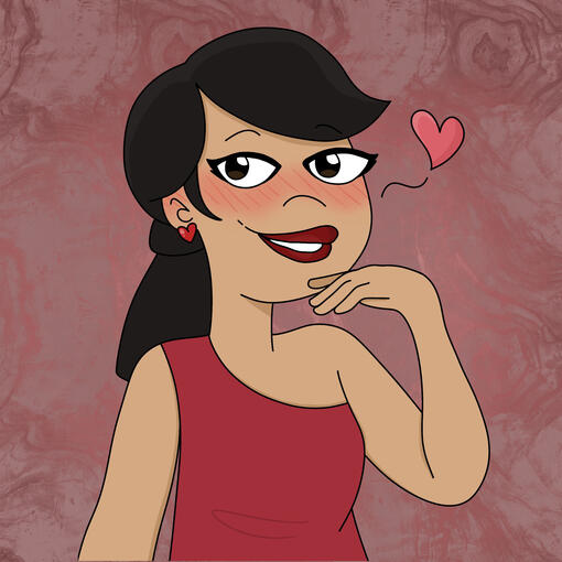 Fan art of Dr. Hirano / Stacy's mom from "Phineas and Ferb"