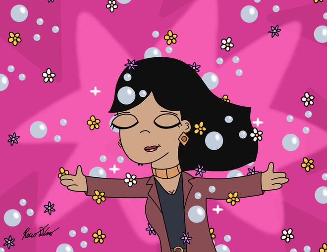 Fan art of Dr. Hirano / Stacy's mom from "Phineas and Ferb"