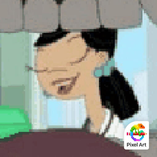 Fan art of Dr. Hirano / Stacy's mom from "Phineas and Ferb"