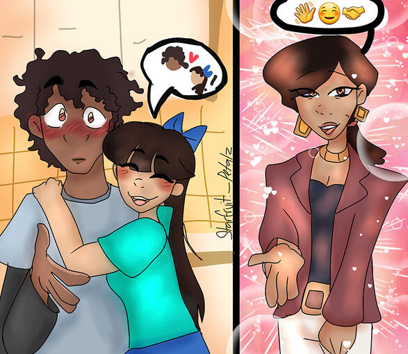 Fan art of Dr. Hirano / Stacy's mom from "Phineas and Ferb"