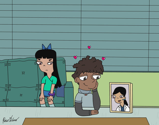 Fan art of Dr. Hirano / Stacy's mom from "Phineas and Ferb"